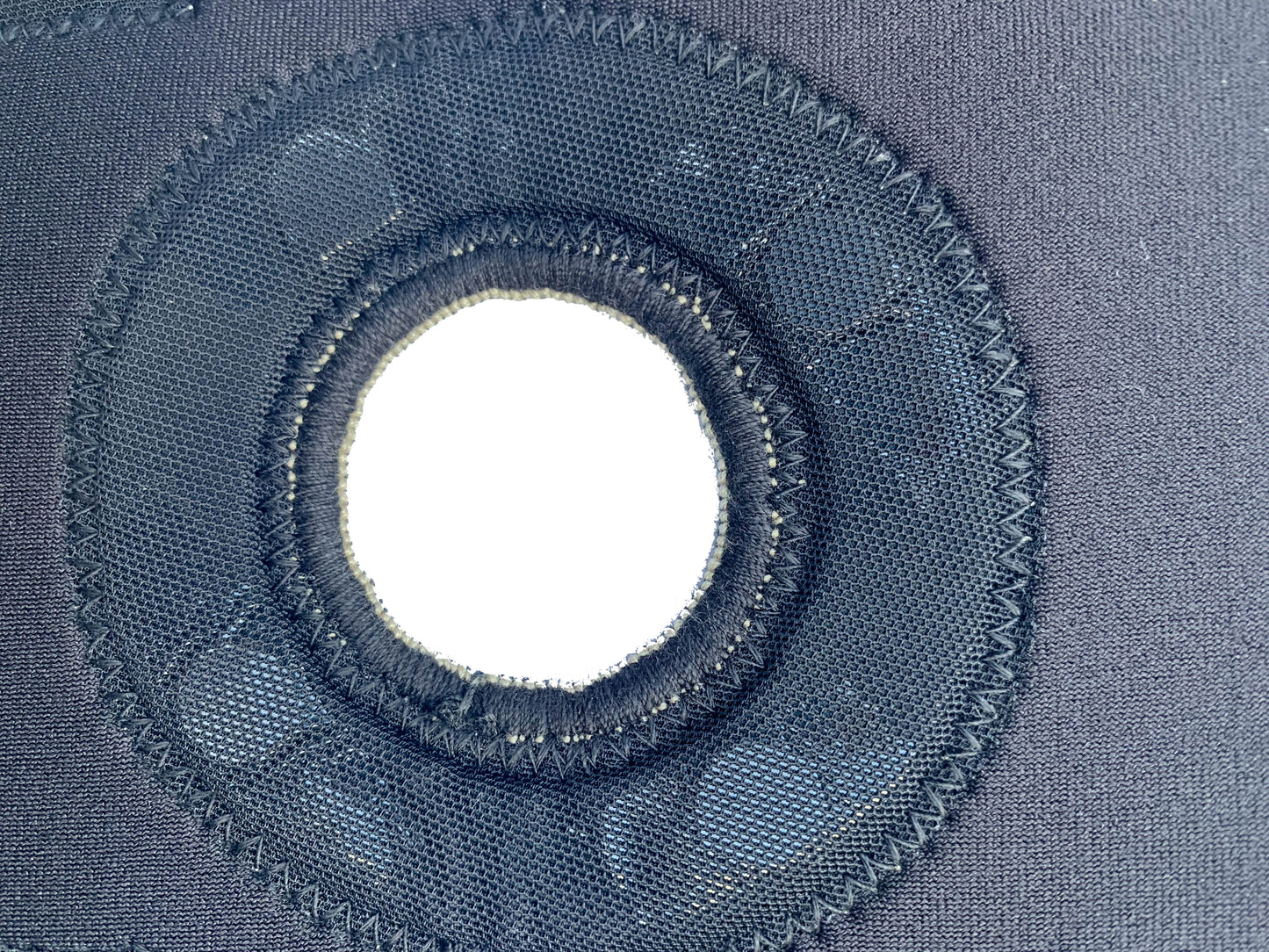The middle circle of the Bio Magnetic Elbow support that encases the elbow joint with 4 therapeutic grade magnets as well as offers additional support.