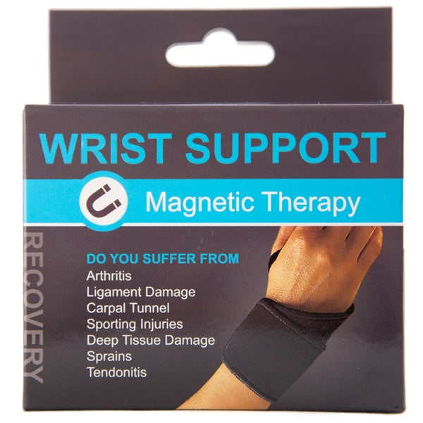 The Bio Magnetic Wrist Support packaging.